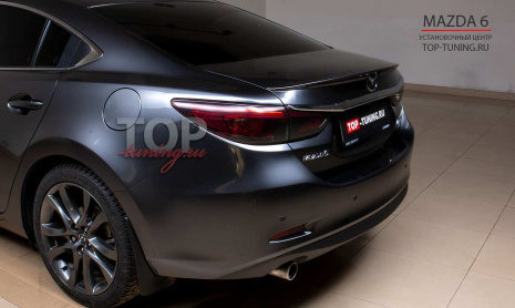 Установка спойлера R-Line на Mazda 6 GJ 